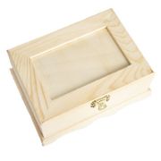 Picture of CousinDIY Unfinished Wood Frame Box 6.5"x4.8"x2.8"