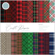 Picture of Craft Consortium Double-Sided Paper Pad 12"X12" 30/Pkg-Tartan, 20 Designs
