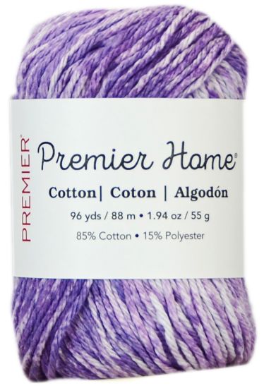 Picture of Home Cotton Yarn - Multi Violet Splash
