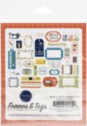 Picture of Carta Bella Cardstock Ephemera 33/Pkg Frames & Tags, Craft & Create