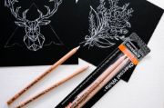 Picture of Charcoal White Pencils 2/Pkg 2B