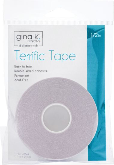 Picture of Gina K Designs Terrific Tape 1/2"X27yds Clear