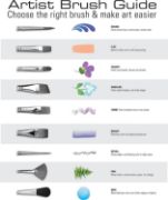 Picture of Gold Taklon Value Pack Brush Set Round 12/Pkg