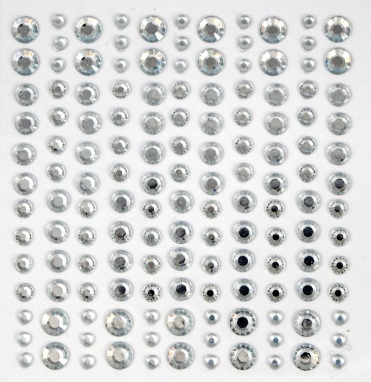 Picture of Craft Consortium Essential Adhesive Rhinestone Gems 143/Pkg-Clear