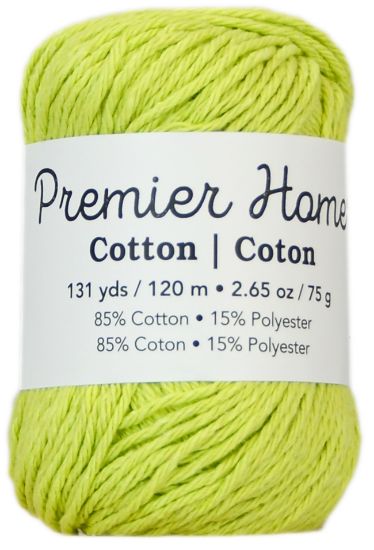 Picture of Home Cotton Yarn - Solid Lime Green