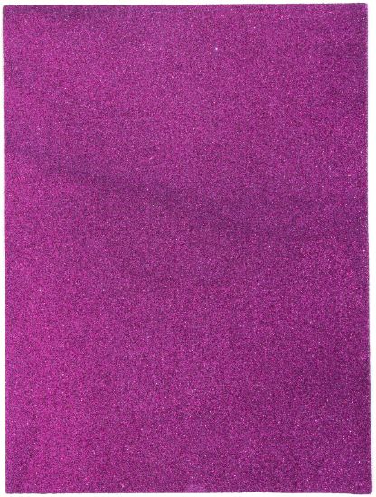 Picture of Glitter Foam Sheet 9"X12" 2mm Hot Pink