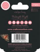 Picture of Craft Consortium Midnight Flight Metal Charms 9/Pkg-Silver Moth