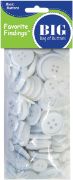 Picture of Favorite Findings Big Bag Of Buttons White 4oz