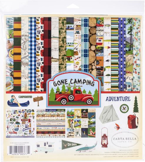 Picture of Carta Bella Collection Kit 12"X12" Gone Camping