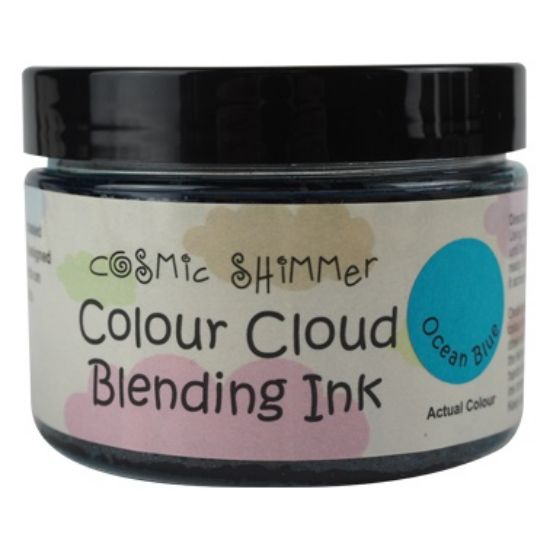 Picture of Cosmic Shimmer Colour Cloud Blending Ink 38gms-Ocean Blue