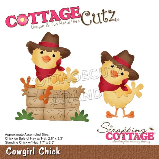 Picture of CottageCutz Dies-Cowgirl Chick 1.7" To 3.3"