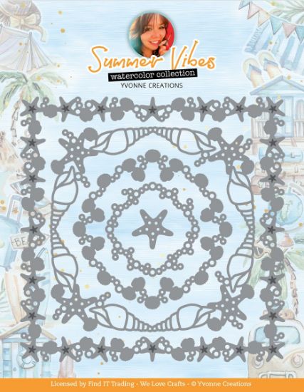 Picture of Find It Trading Yvonne Creations Die-Summer Frame, Summer Vibes