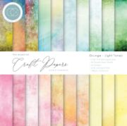Picture of Craft Consortium Double-Sided Paper Pad 6"X6" 40/Pkg Grunge-Light Tones, 20 Designs