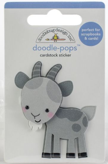 Picture of Doodlebug Doodle-Pops 3D Stickers Billy Goat