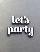 Picture of Birch Press Designs Dies-Let's Party Sugar Script