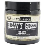 Picture of Finnabair Art Basics Heavy Gesso 8.5oz Black