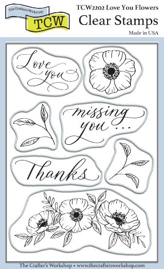 Picture of Crafter's Workshop Clear Stamps 4"X6" Love You Flowers