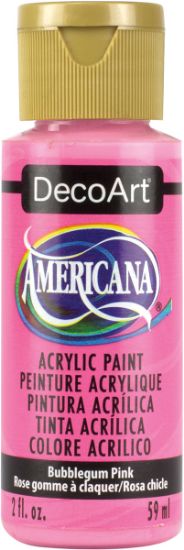 Picture of Americana Acrylic Paint 2oz Bubblegum Pink - Opaque