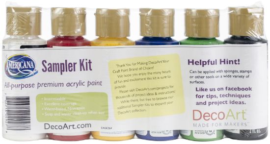 Picture of Americana Acrylics Value Pack 6/Pkg Primary