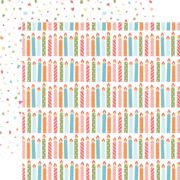 Picture of Birthday Girl Double-Sided Cardstock 12"X12" Cluster Of Candles