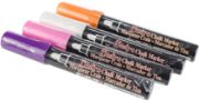 Picture of Bistro Chalk Marker 6mm Point Set 4/Pkg White, Pink, Orange & Purple