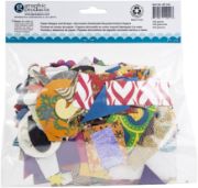Picture of Black Ink Paper Shapes & Scraps-Assorted, 100 Grams