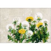 Picture of Dandelions Counted Cross Stitch Kit 11.75:"X8.25" 15 Count