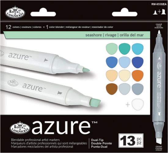 Picture of Azure Marker Set 13/Pkg Seashore Colors
