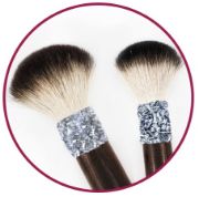 Picture of Glitter & Seed Bead Accent Vials 3/Pkg Silver