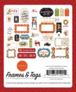 Picture of Carta Bella Cardstock Ephemera-Frames & Tags, Fall Fun