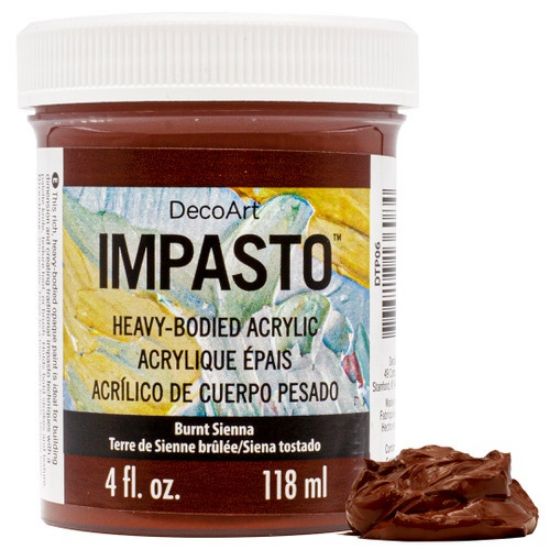 Picture of Decoart Impasto Paint 4oz-Burnt Sienna