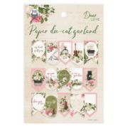 Picture of Dear Love Double-Sided Cardstock Die-Cuts 15/Pkg-Garland