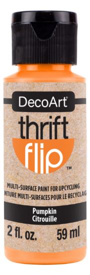 Picture of DecoArt Thrift Flip Multi-Purpose Satin Enamel 2oz-Pumpkin