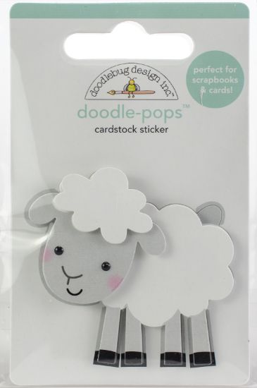 Picture of Doodlebug Doodle-Pops 3D Stickers Little Lamb