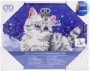 Picture of Diamond Dotz Diamond Embroidery Facet Art Kit 11"X14" Kitten In The Snow W/Frame