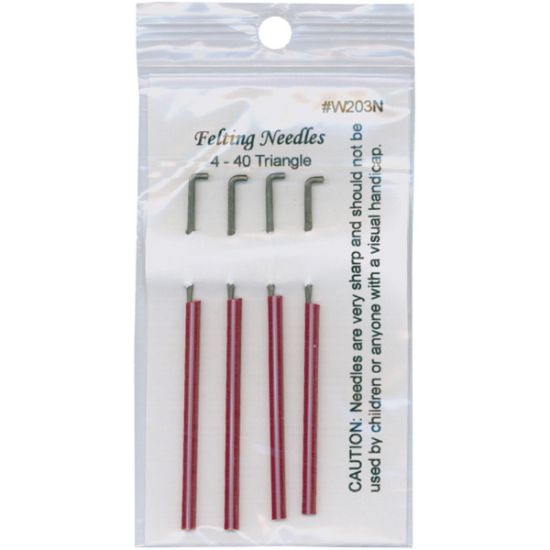 Picture of Felting Needles 4/Pkg Size 40 Triangle