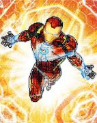 Picture of Camelot Dotz Diamond Facet Art Kit 16.5"X20.8" Marvel - Iron Man Blast Off