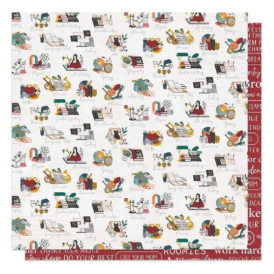 Picture of Campus Life Double-Sided Cardstock 12"X12"-Core Classes