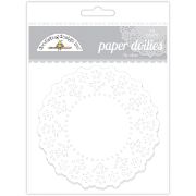 Picture of Doodlebug Doilies 4.5" 75/Pkg Lily White