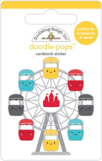 Picture of Doodlebug Doodle-Pops 3D Stickers-Round-N-Round