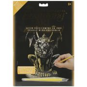 Picture of Gold Foil Engraving Art Kit 8"X10" Lion Gargoyle