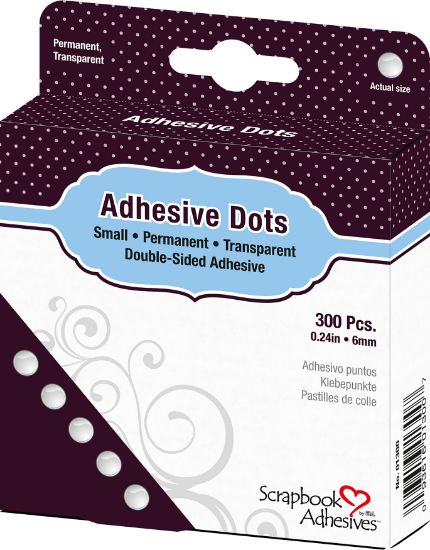Picture of Dodz Adhesive Dot Roll Small .25" 300/Pkg