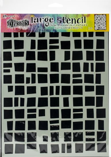 Picture of Dyan Reaveley's Dylusions Stencils 9"X12" Betsy's Block