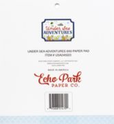 Picture of Echo Park Double-Sided Paper Pad 6"X6" 24/Pkg Under Sea Adventures