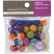 Picture of Feltworks Ball Assortment 30/Pkg