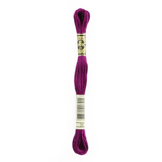 Picture of DMC 6-Strand Embroidery Cotton 8.7yd Very Dark Fuchsia