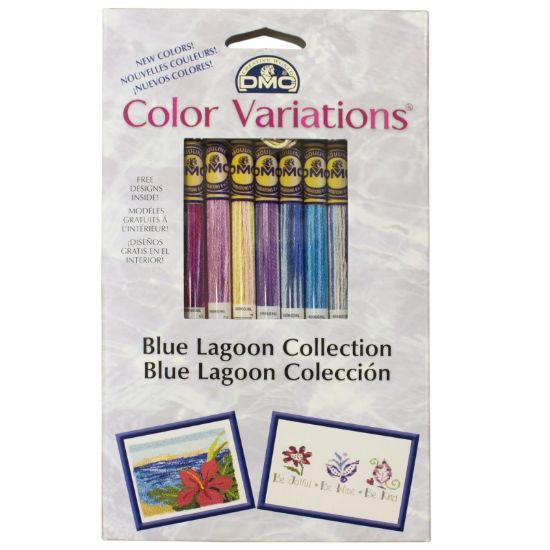 Picture of DMC Color Variations Floss Pack 8.7yd 8/Pkg Blue Lagoon