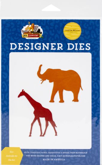 Picture of Carte Bella Dies Zoo Animals #2