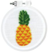 Picture of Design Works Punch Needle Kit 3.5" Round Pineapple