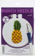 Picture of Design Works Punch Needle Kit 3.5" Round Pineapple